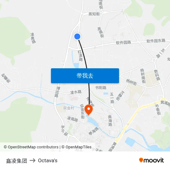 鑫凌集团 to Octava's map
