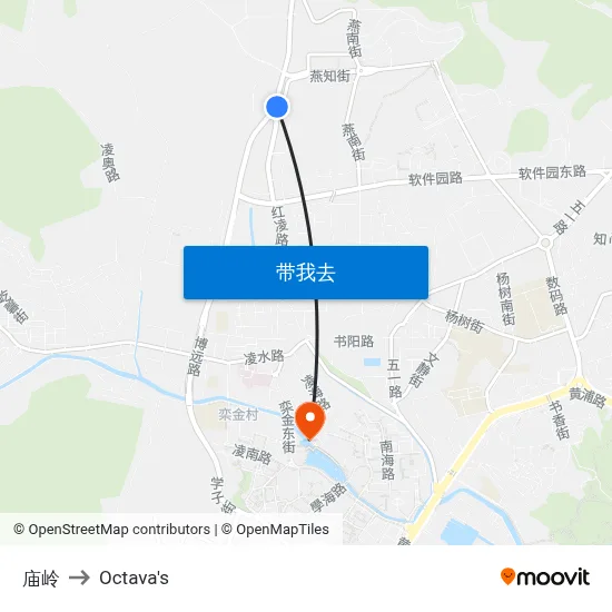 庙岭 to Octava's map