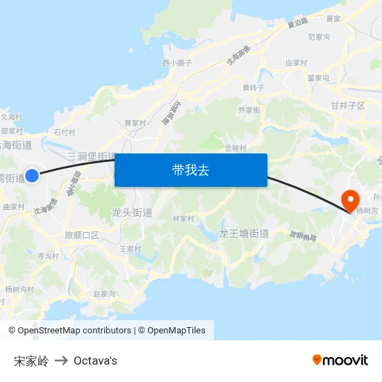 宋家岭 to Octava's map
