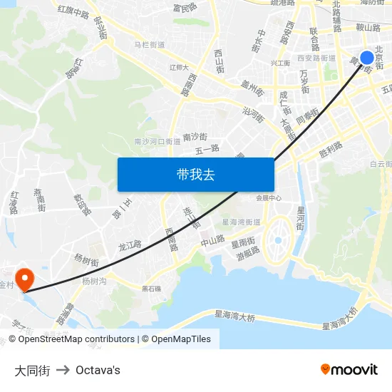 大同街 to Octava's map