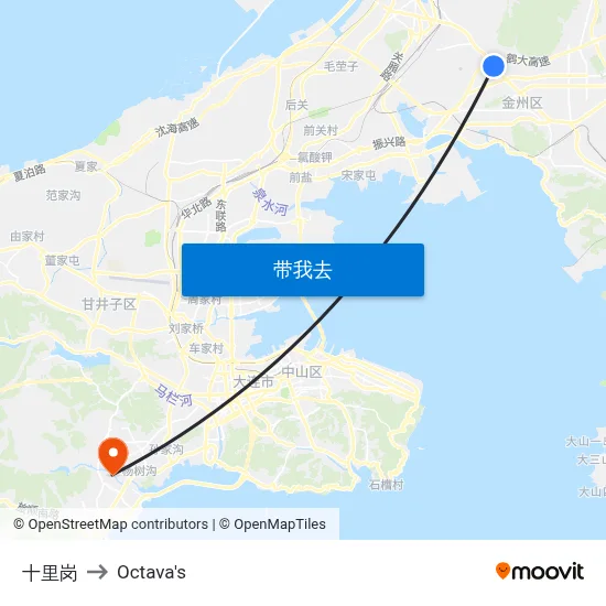 十里岗 to Octava's map