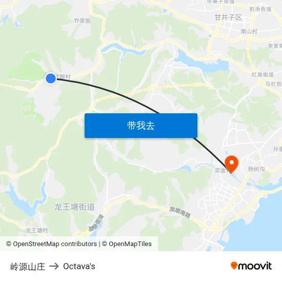 岭源山庄 to Octava's map