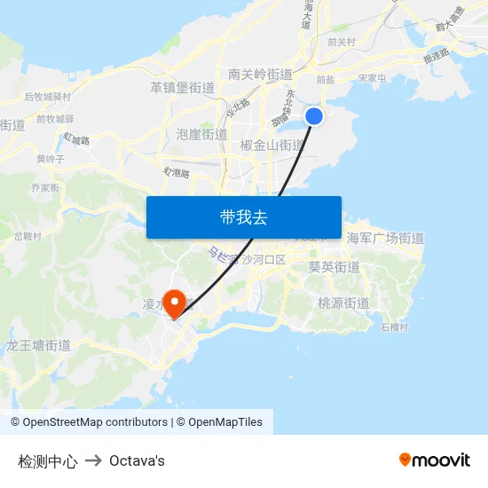 检测中心 to Octava's map