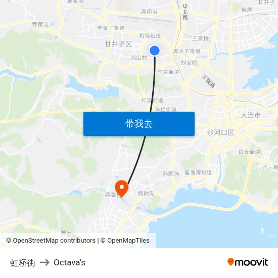 虹桥街 to Octava's map