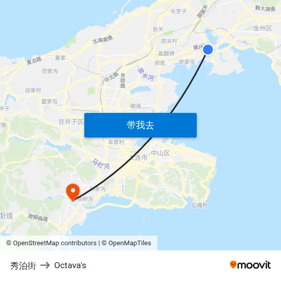 秀泊街 to Octava's map