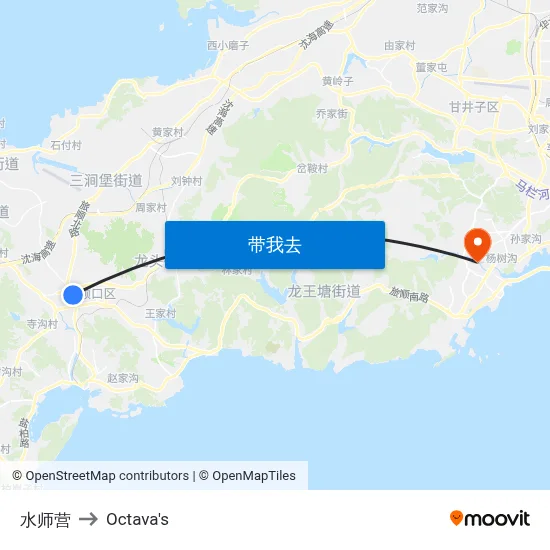 水师营 to Octava's map