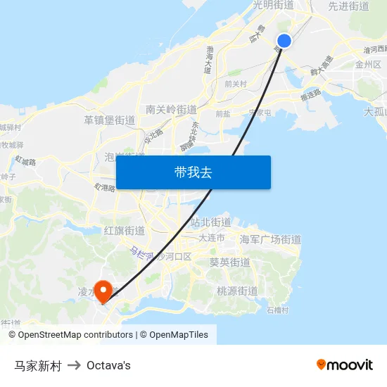 马家新村 to Octava's map