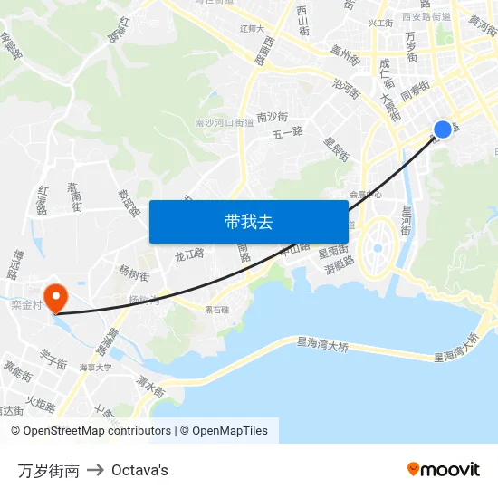 万岁街南 to Octava's map