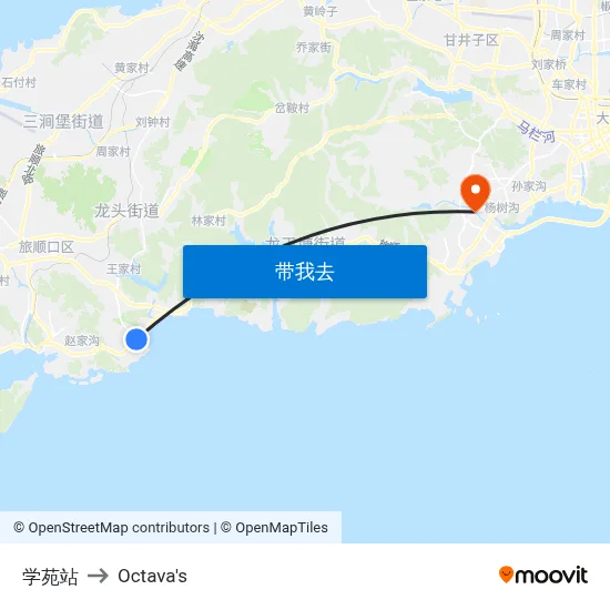 学苑站 to Octava's map