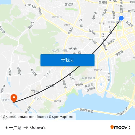 五一广场 to Octava's map