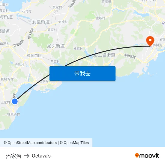 潘家沟 to Octava's map
