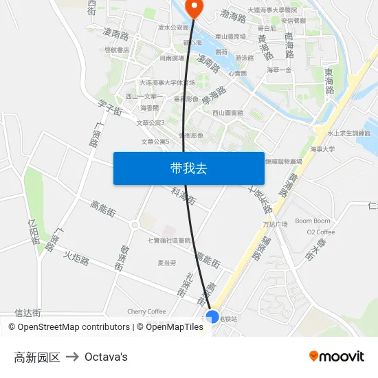 高新园区 to Octava's map