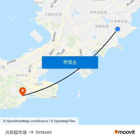 兴和园市场 to Octava's map