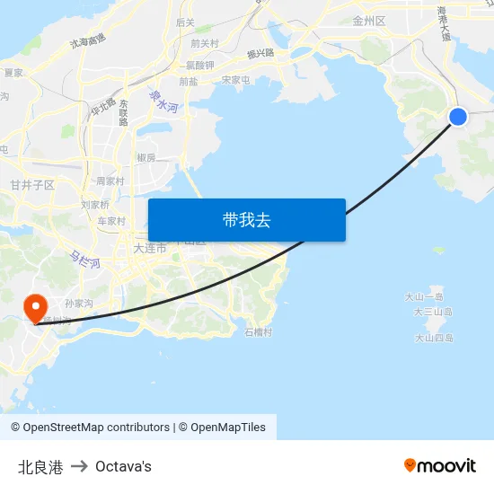 北良港 to Octava's map