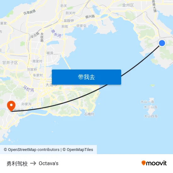 勇利驾校 to Octava's map