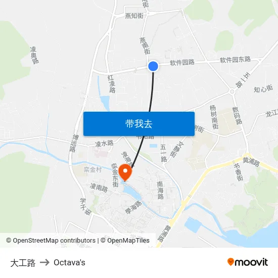 大工路 to Octava's map