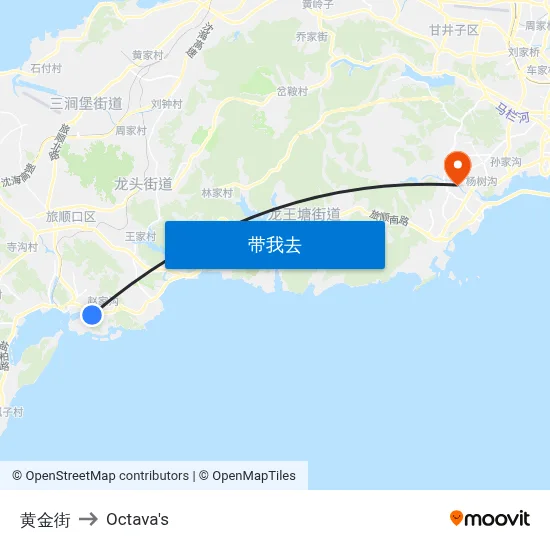 黄金街 to Octava's map