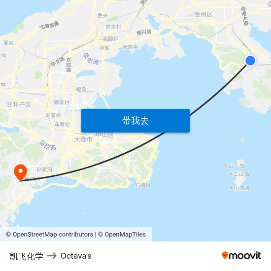 凯飞化学 to Octava's map