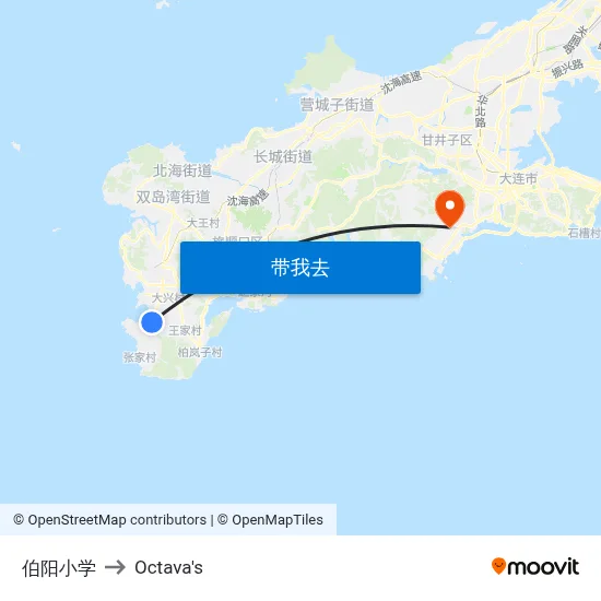 伯阳小学 to Octava's map