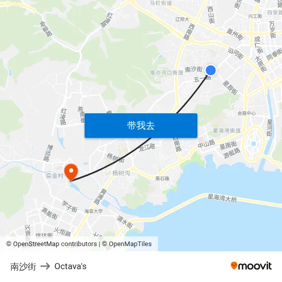 南沙街 to Octava's map