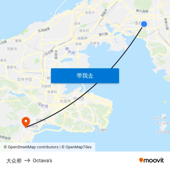 大众桥 to Octava's map