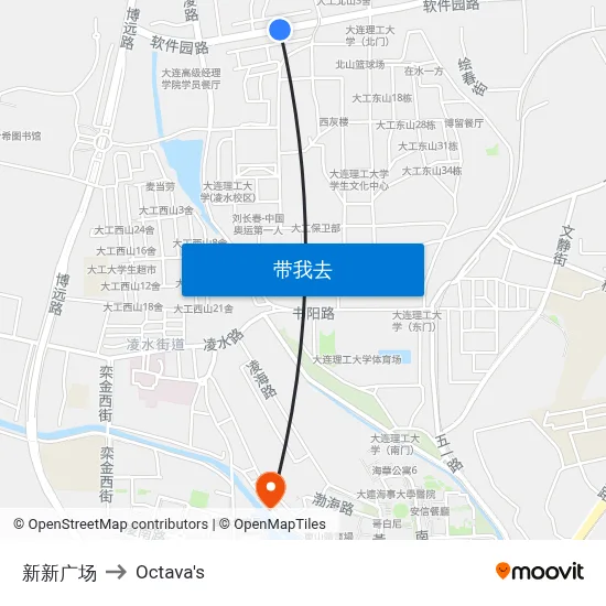 新新广场 to Octava's map