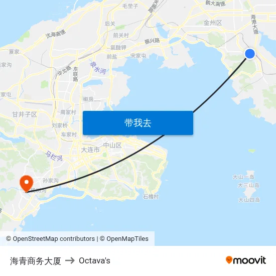 海青商务大厦 to Octava's map