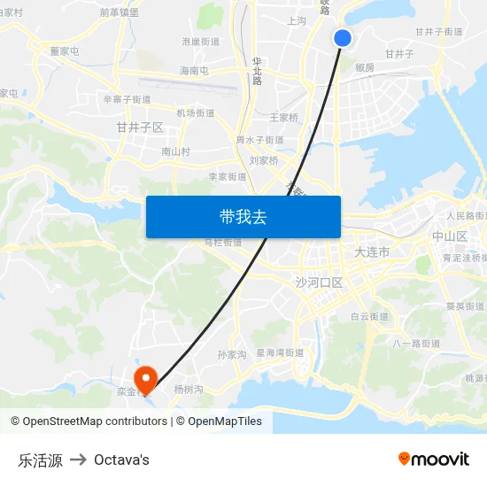 乐活源 to Octava's map