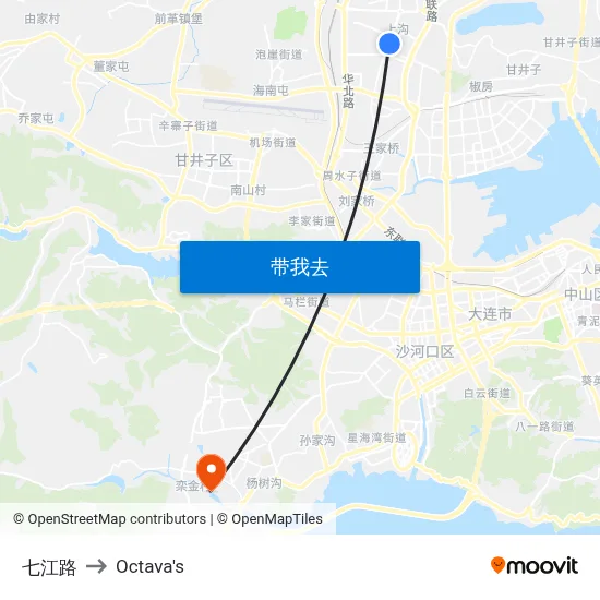 七江路 to Octava's map