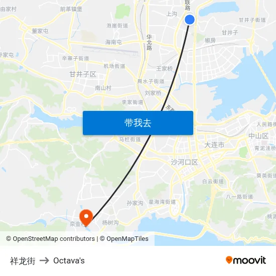 祥龙街 to Octava's map