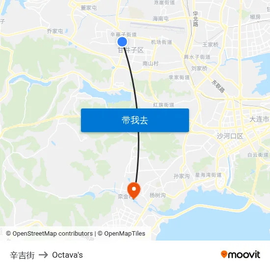 辛吉街 to Octava's map