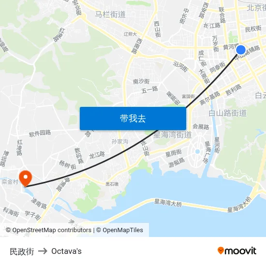 民政街 to Octava's map