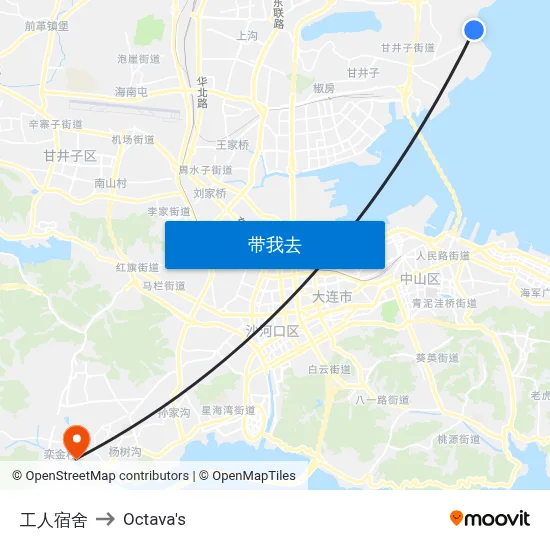工人宿舍 to Octava's map