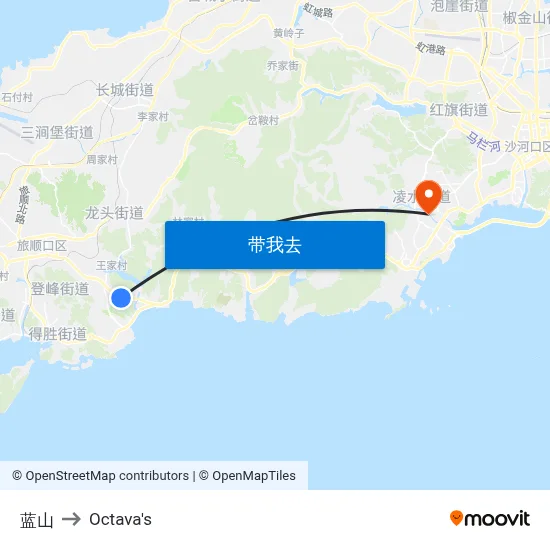 蓝山 to Octava's map