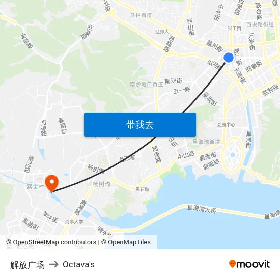 解放广场 to Octava's map