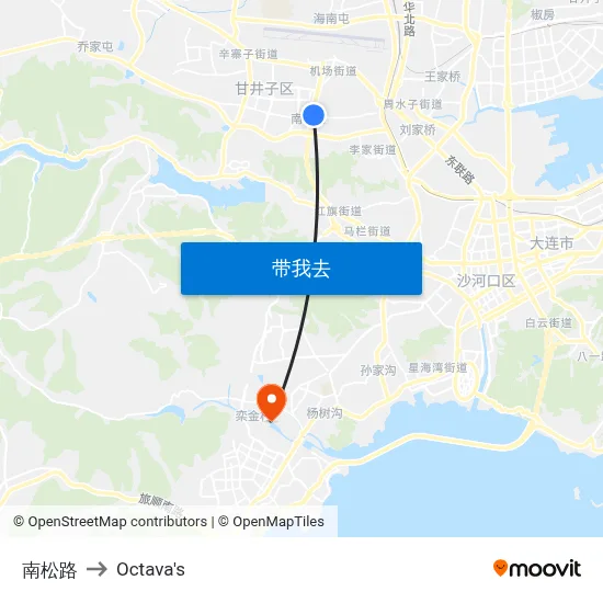 南松路 to Octava's map