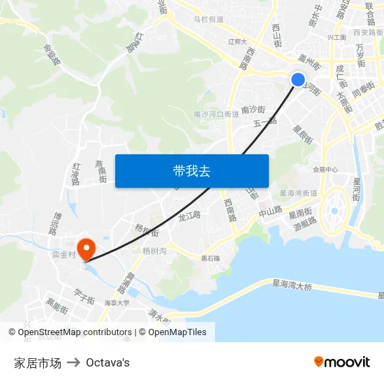 家居市场 to Octava's map