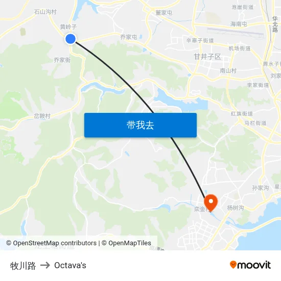 牧川路 to Octava's map
