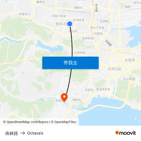 南林路 to Octava's map