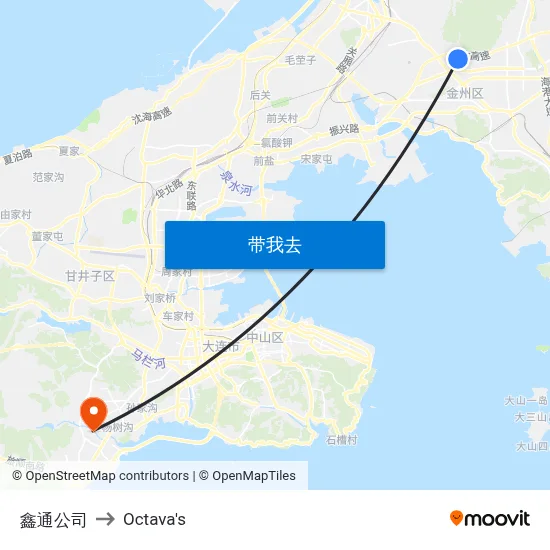 鑫通公司 to Octava's map