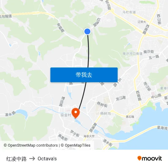 红凌中路 to Octava's map