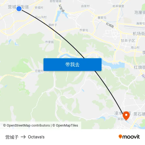营城子 to Octava's map