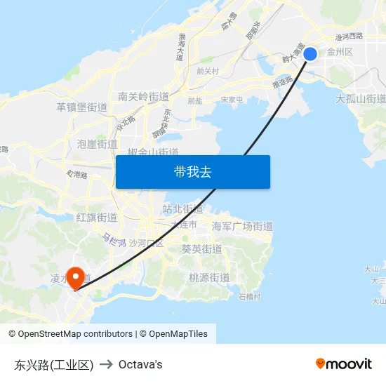 东兴路(工业区) to Octava's map