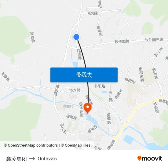 鑫凌集团 to Octava's map