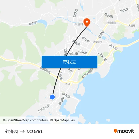 邻海园 to Octava's map