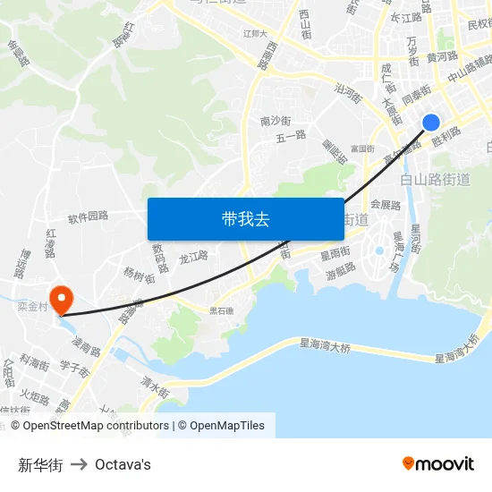 新华街 to Octava's map