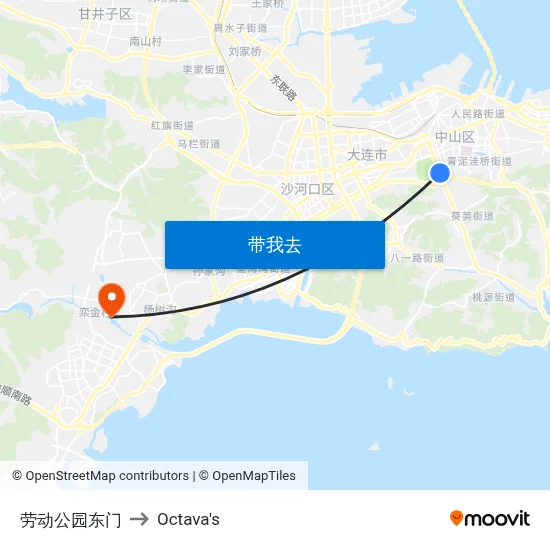 劳动公园东门 to Octava's map