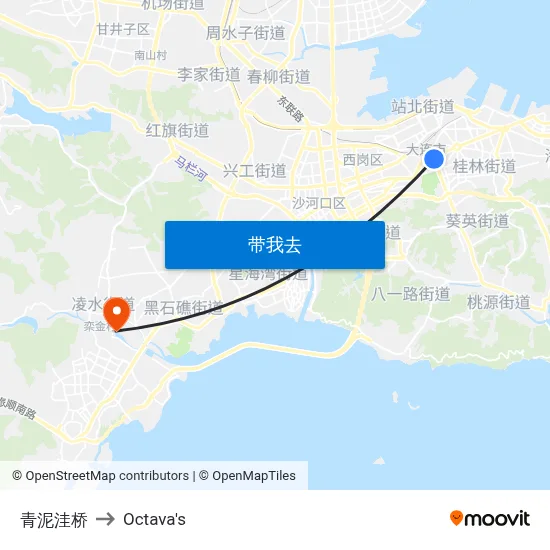 青泥洼桥 to Octava's map