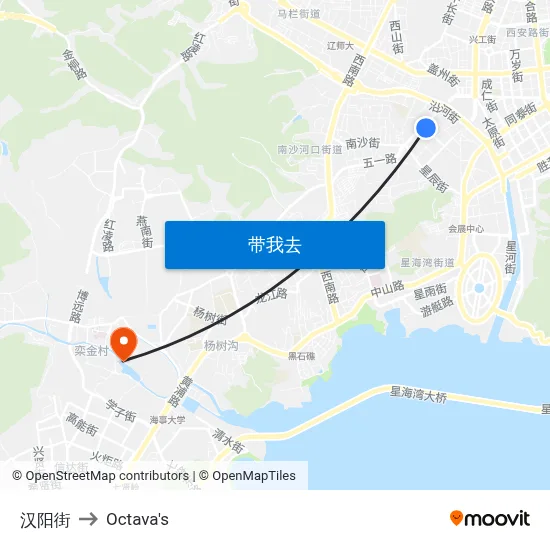 汉阳街 to Octava's map