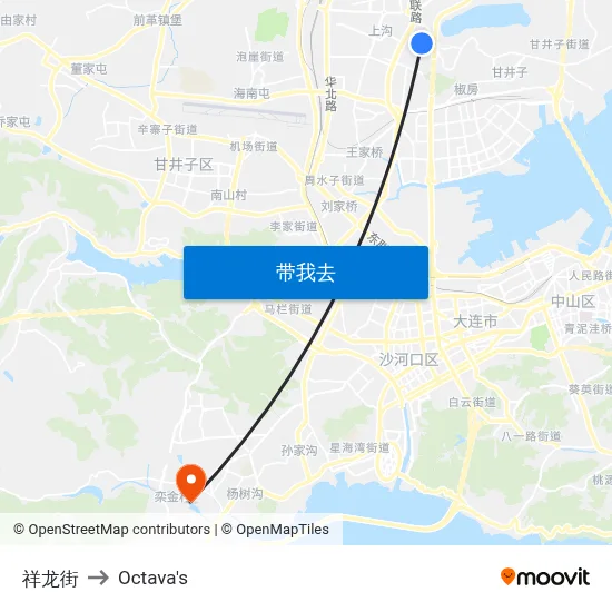 祥龙街 to Octava's map